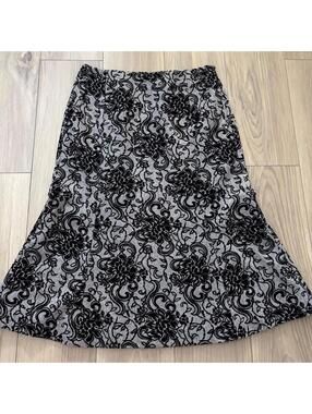 Y2K WHIMSI GOTH MIDI SKIRT